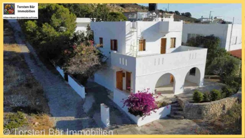 Kalamaki Kreta, Kalamaki Gebäude mit 2 Wohnungen, Meerblick Haus kaufen